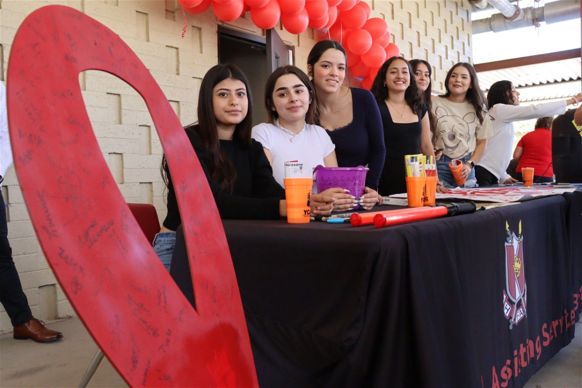 Local students promote drug-free lifestyle for Red Ribbon week