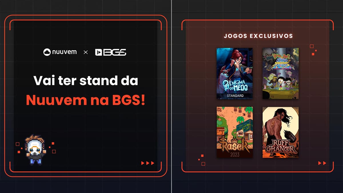 Nuuvem marca presença na BGS 2023 com estande cheio de games inéditos