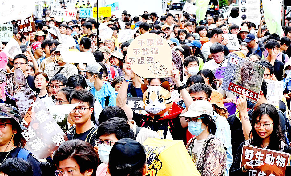 Protesters call for controls for strays