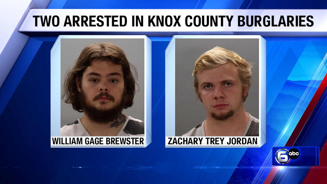 Two arrested in connection to string of Knox County car burglaries