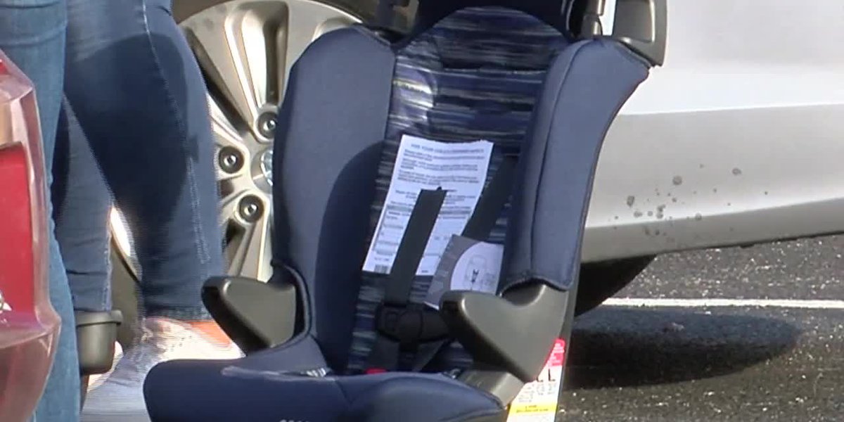 Car seat safety check held at McNeese