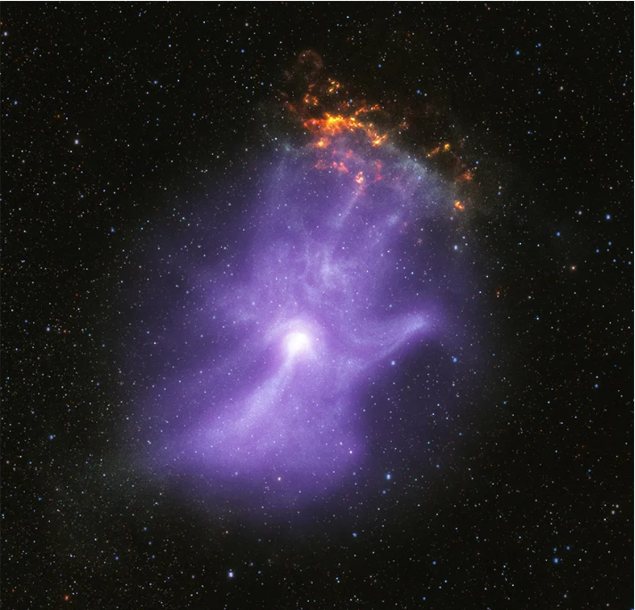 X-ray telescopes show ghostly ‘hand’ in space