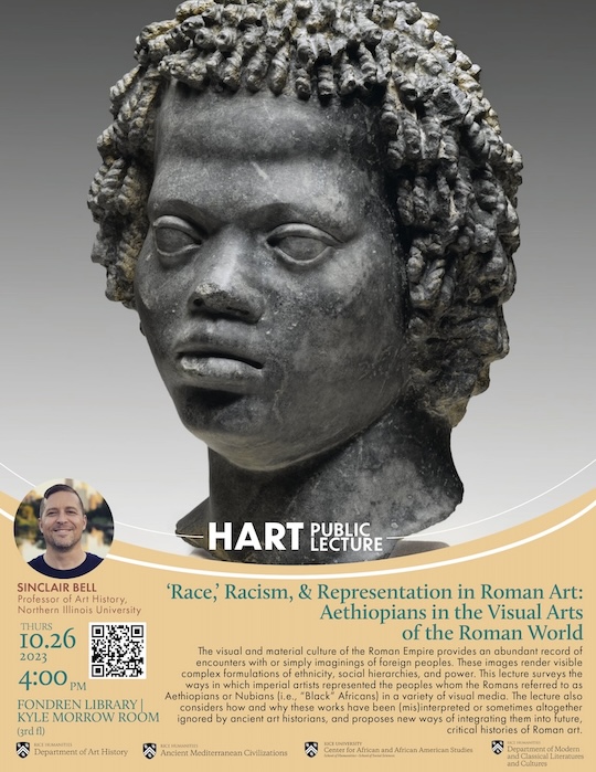 Art history lecture at Rice to explore race, racism and representation in Roman art