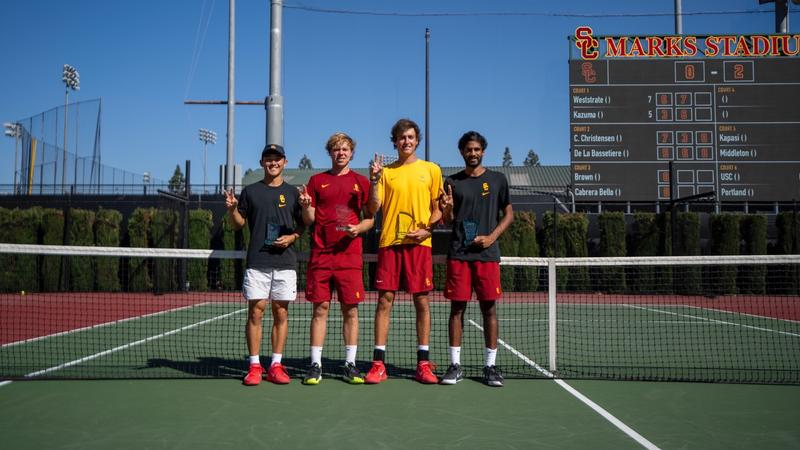 USC Men’s Tennis Posts a Clean Sweep at the SoCal Intercollegiate