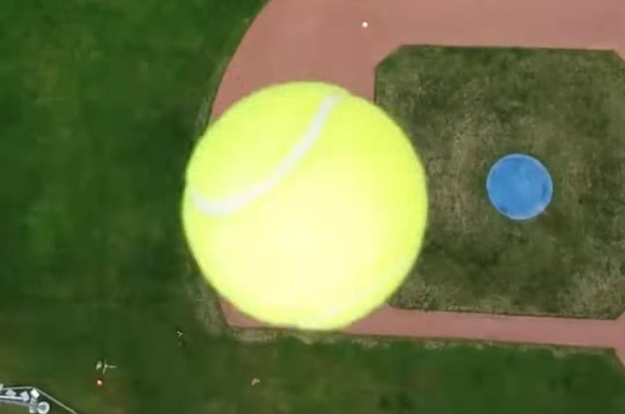 Watch: Teenager catches tennis ball dropped from 469.5 feet