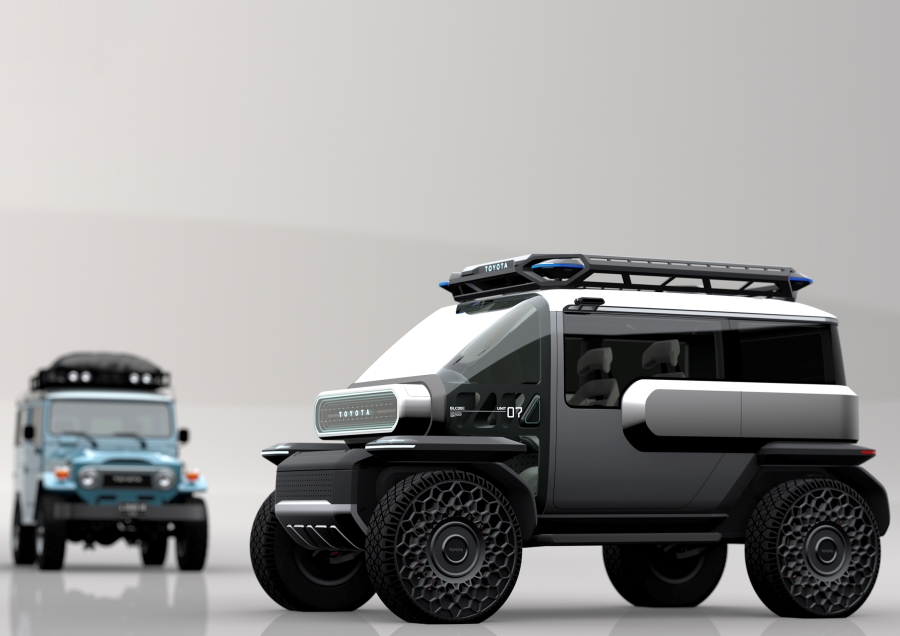 Toyota Baby Lunar Cruiser Concept รถต้นแบบขับขี่ได้ทุกสภาพพื้นผิว ได้รับแรงบันดาลใจจาก FJ40 Land Cruiser