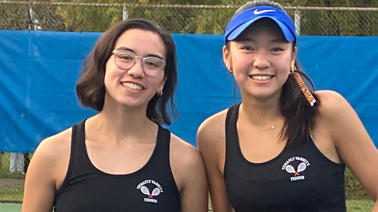 Girls Tennis: Considine and Han win first state doubles title for Tenafly