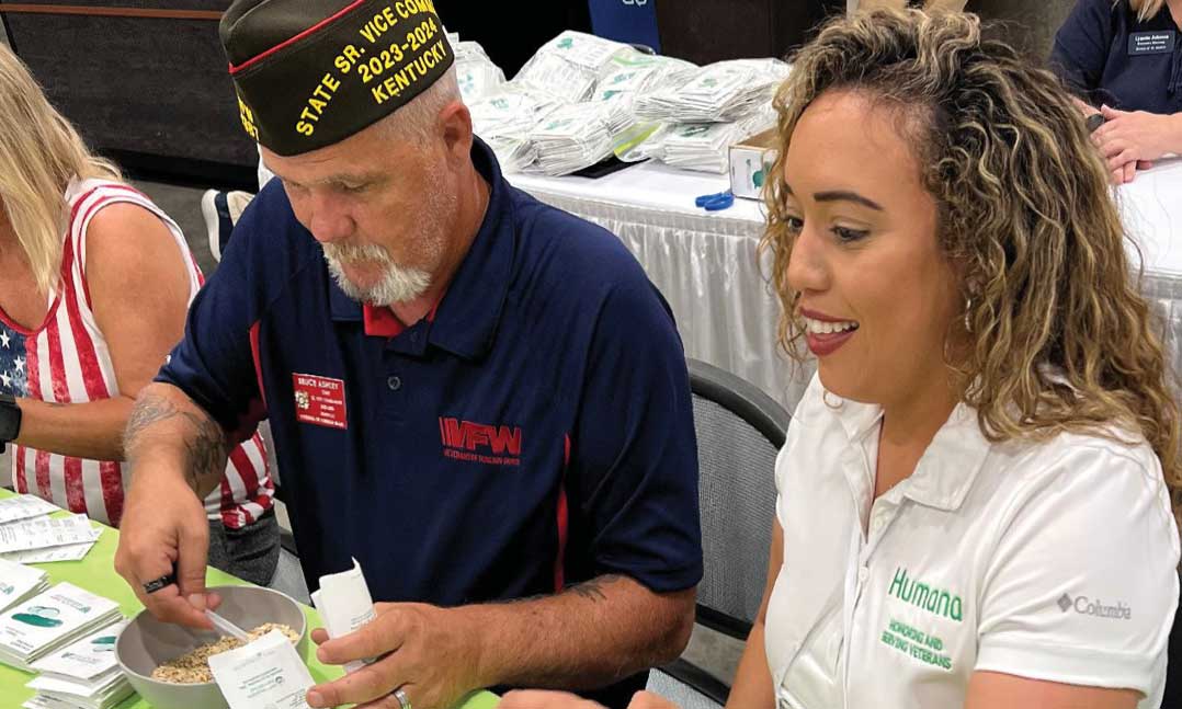 VFW and Humana Provide 30 Tons of Food