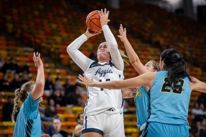 Utah State Women’s Basketball Drops Exhibition Game to Fort Lewis College 70-69 – Utah State University Athletics