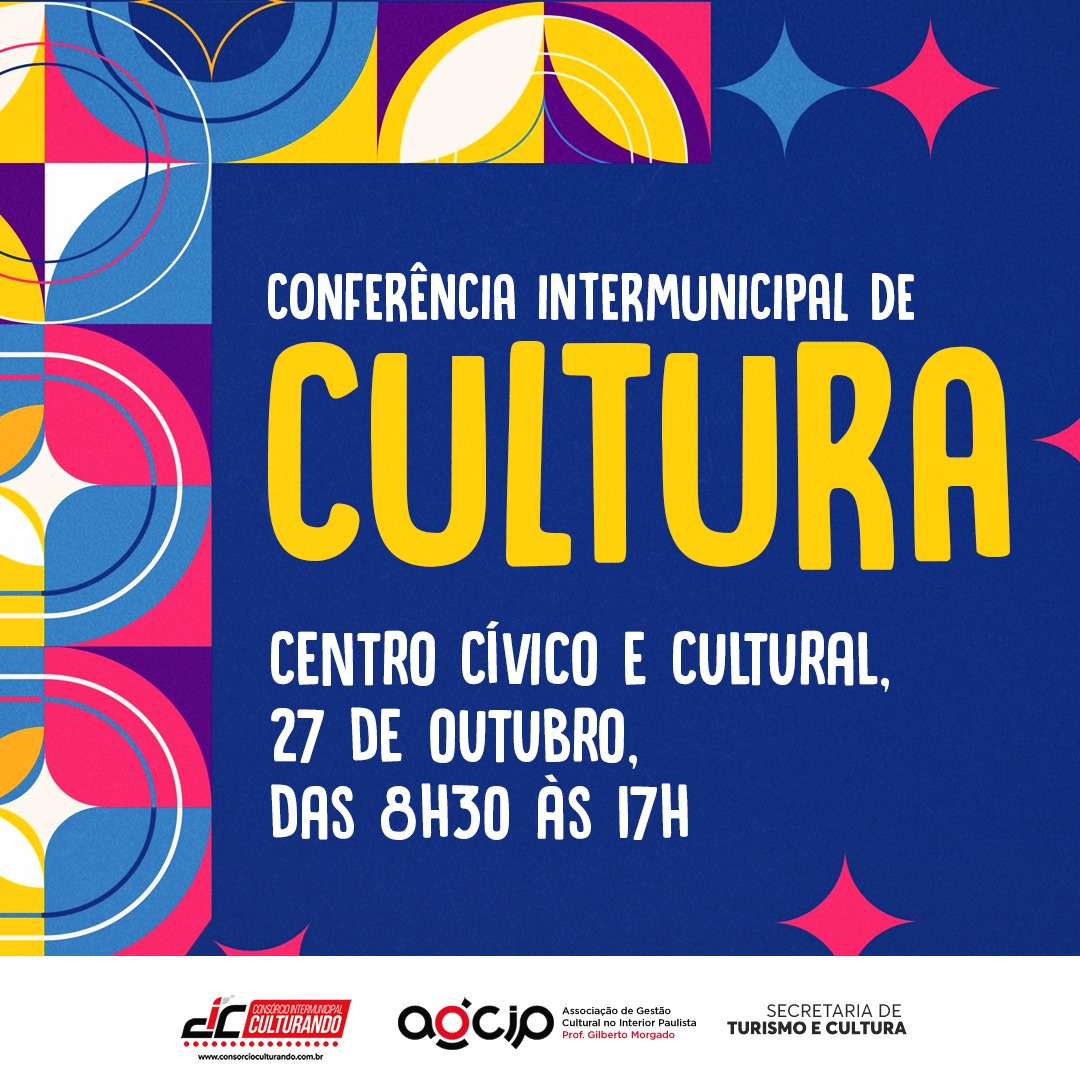 Monte Alto sedia Conferência Intermunicipal de Cultura no dia 27 de outubro