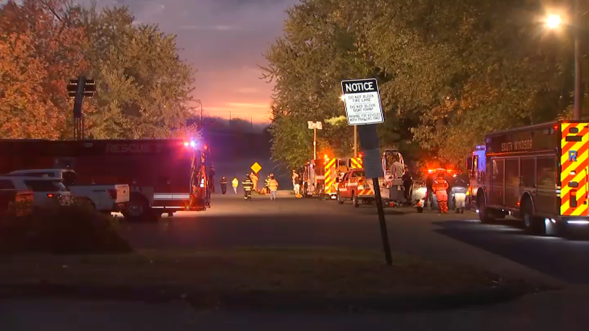 Crews search for car reportedly in the water in Windsor