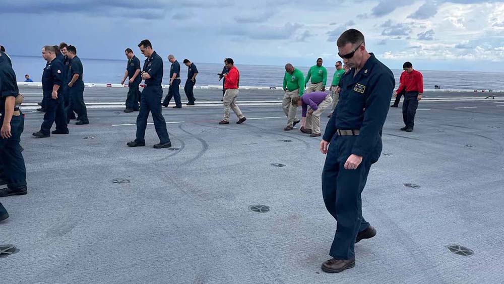 After a series of suicides, the USS George Washington returns to sea with more mental healthcare