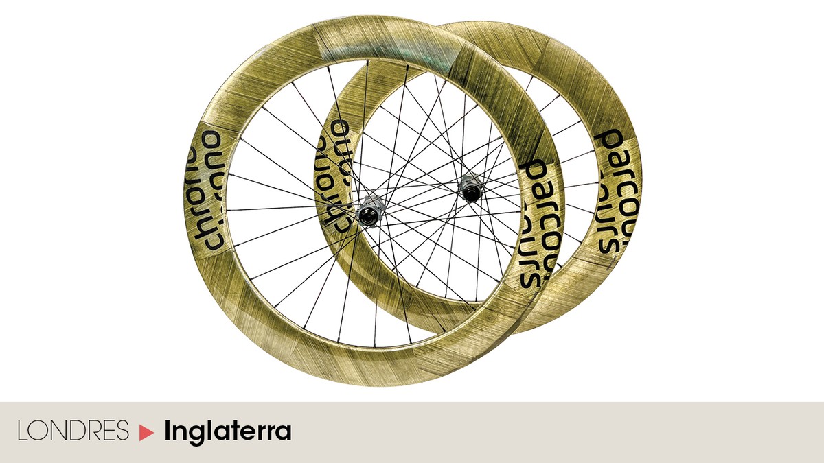 Bicicletas ganham primeira roda colorida de fibra de carbono