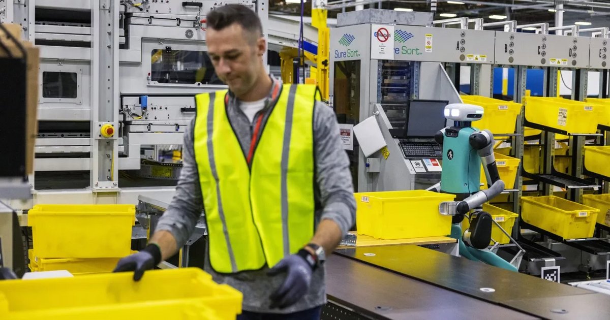 Amazon trials humanoid warehouse robots to support workforce