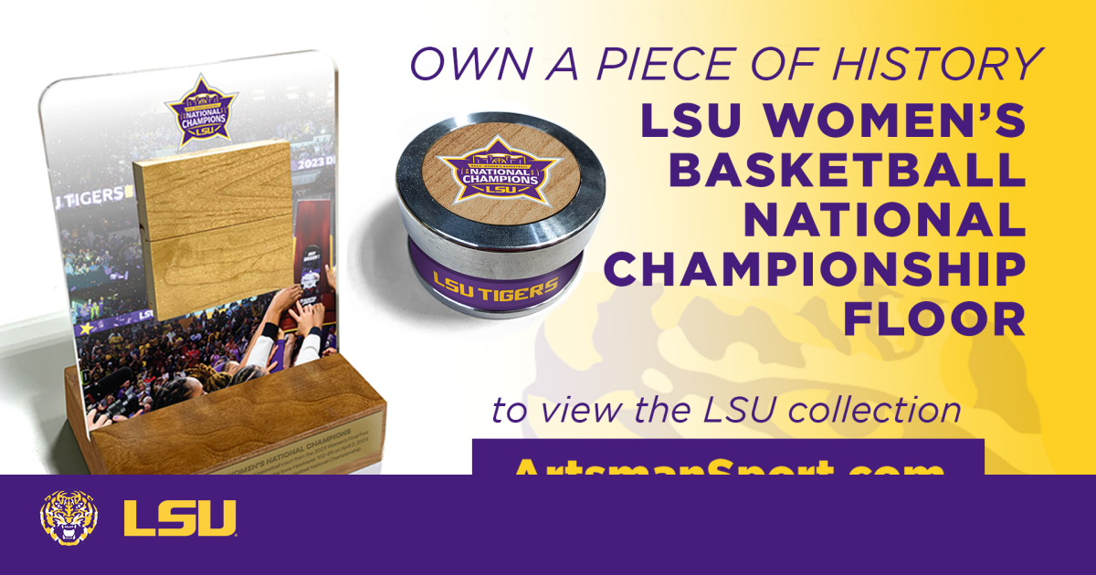 Artsman To Release LSU Women’s Basketball Championship Court Memorabilia