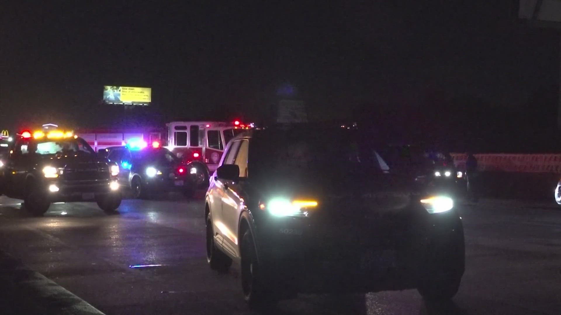 Child ejected from car in crash on North Freeway in Houston