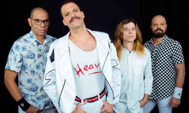 Banda mineira Lurex leva à frente o legado de Freddie Mercury