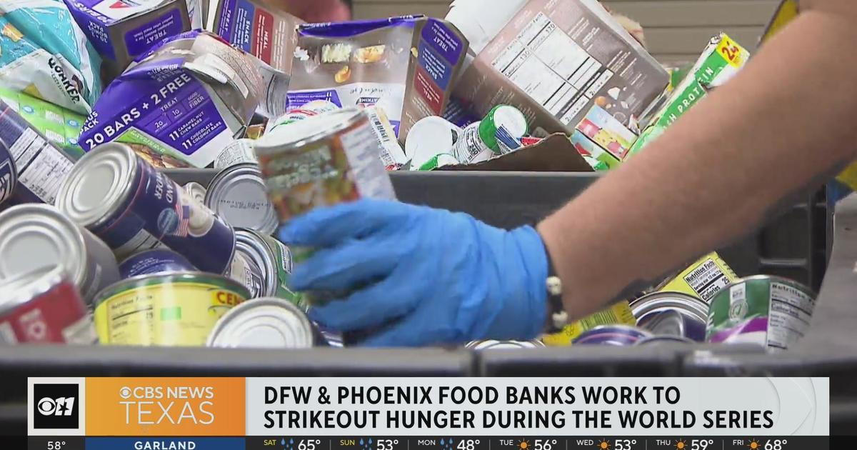 DFW and Phoenix food banks work to strikeout hunger during World Series