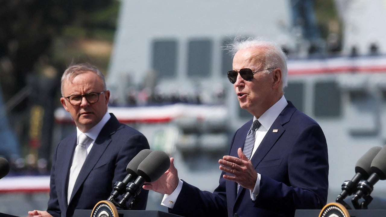 US and Australia announce agreement to work with Japan on defence technology