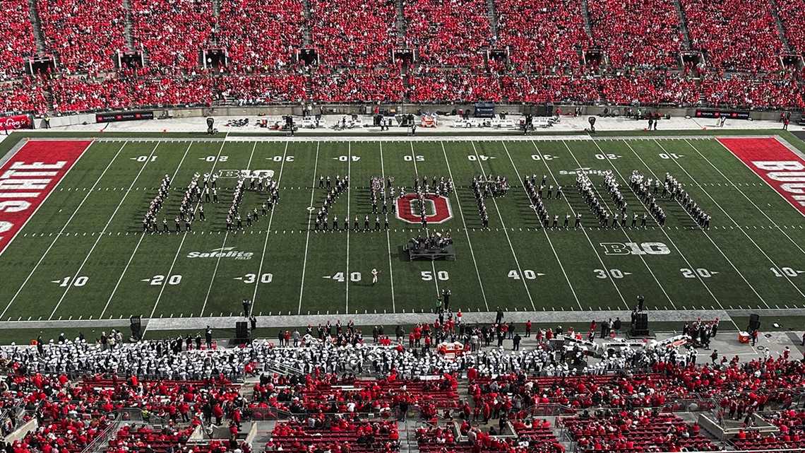 ‘The Music of Led Zeppelin’: TBDBITL honors legendary rock band with halftime performance