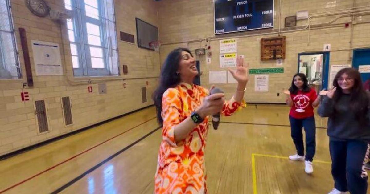 Unique South Asian cardio fitness program being taught at M.S. 217 in Queens