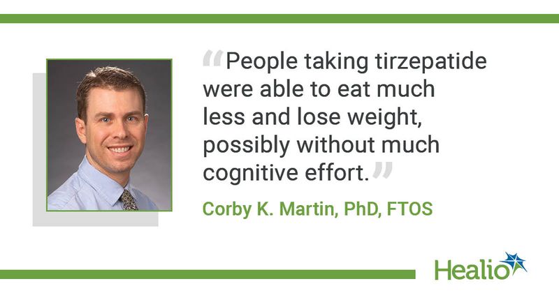 Tirzepatide reduces appetite, food cravings without increasing dietary restraint