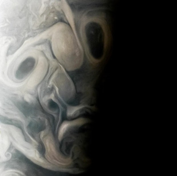 NASA shares image of spooky ‘face’ on Jupiter