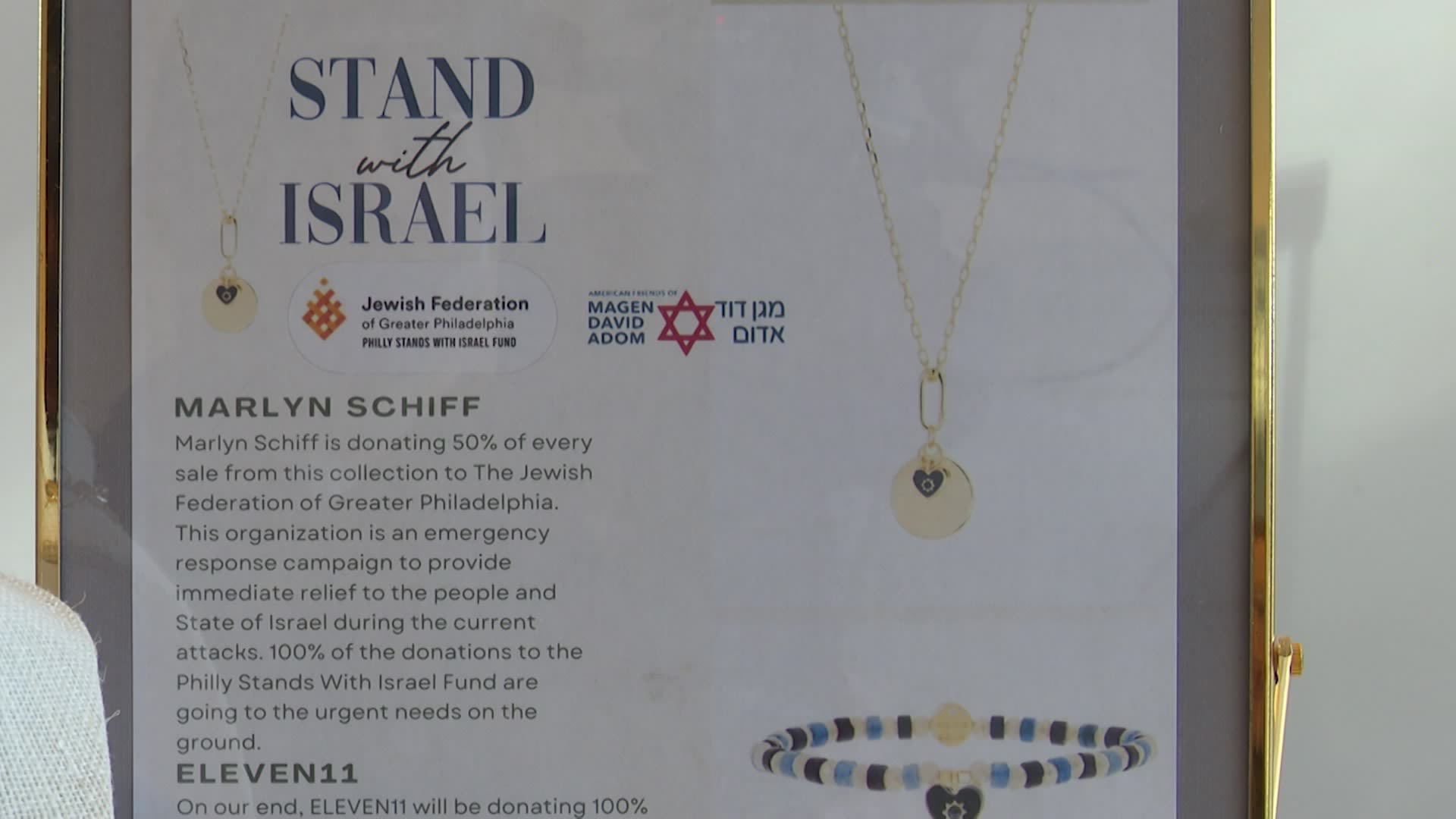 Jewelry for a cause: Westport store sells items to benefit Israeli emergency service organization