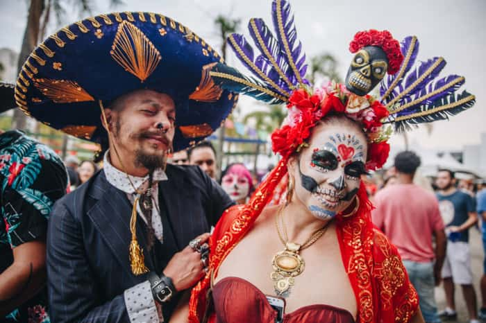 Festival de Dia de Muertos: cultura mexicana no Memorial da América Latina