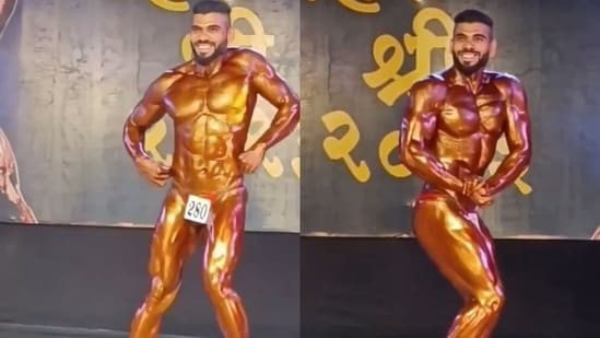 Fitness coach’s dance to Choli Ke Peeche during bodybuilding show goes viral