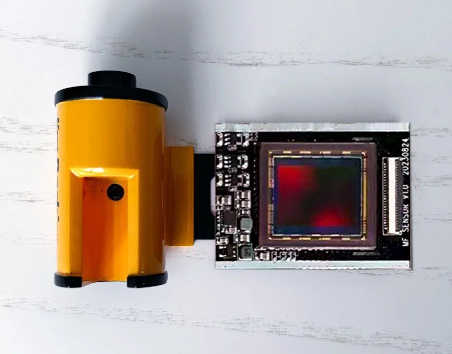 Image sensor gadget gives old 35mm film cameras a digital upgrade