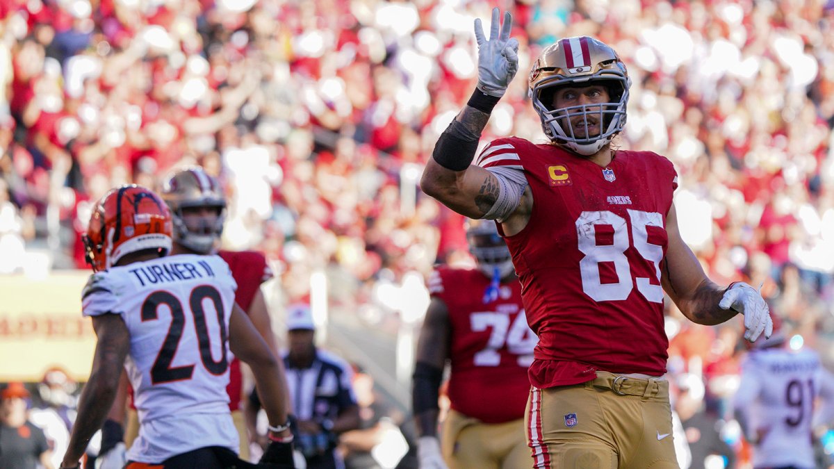 Kittle bests Vernon Davis’ 49ers tight end record in efficient fashion