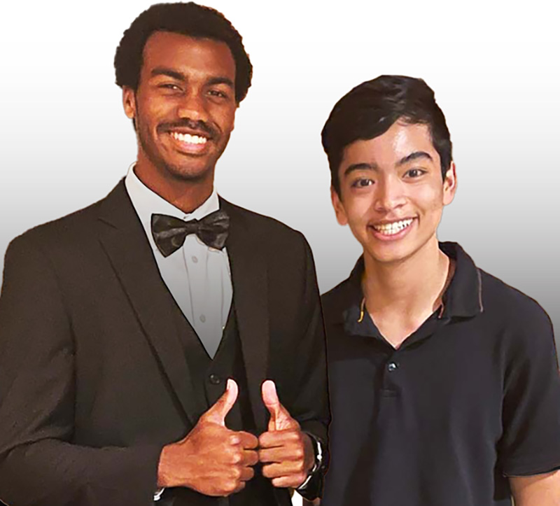 Calvert Hall students help seniors navigate new technology