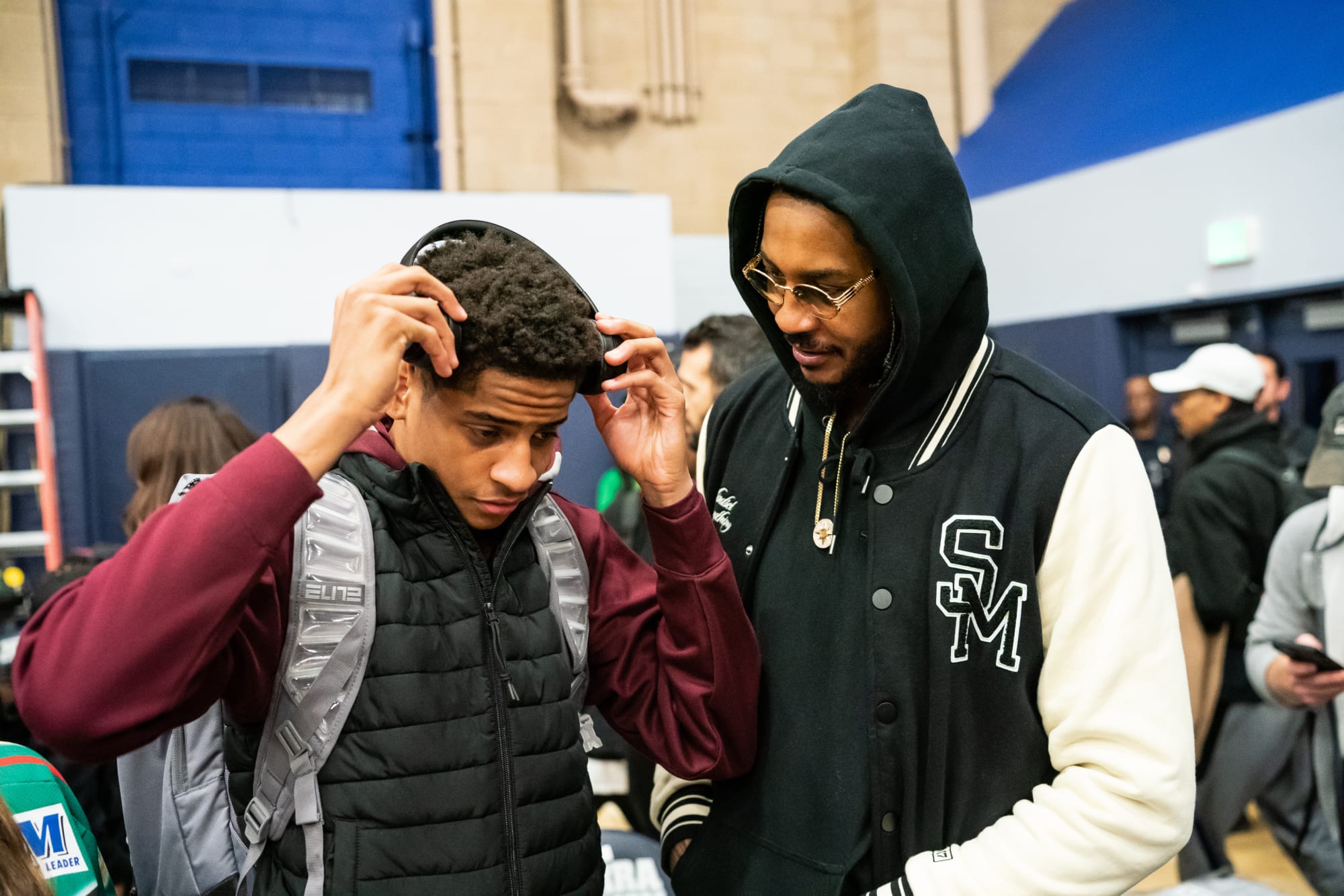 Seeing Kiyan Anthony, Carmelo in Syracuse basketball jerseys is glorious