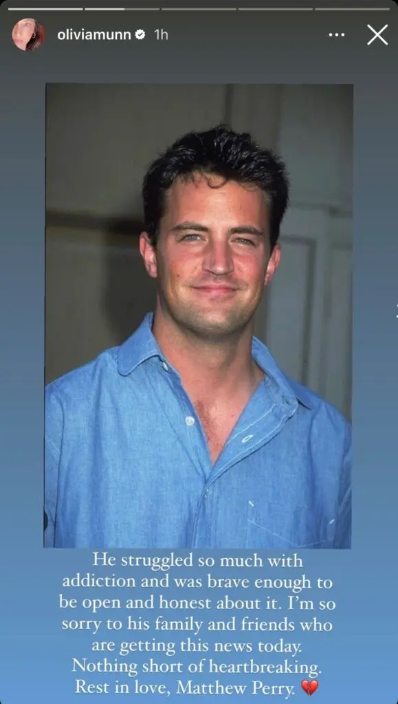 Celebs React to Matthew Perry’s Death