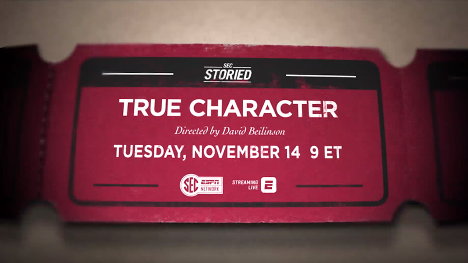 The “Stoernover” Sets the Stage for Newest SEC Storied Film, “True Character,” Debuting in November on SEC Network