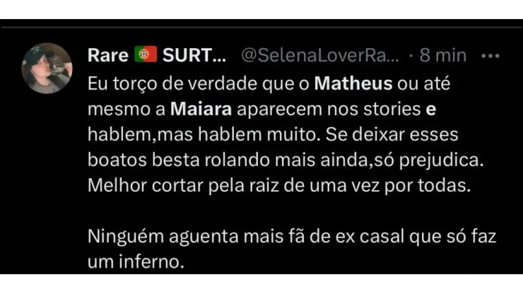 “Tava na cara”; Maiara aparece sem ALIANÇA de COMPROMISSO e web aponta separação de Matheus Gabriel