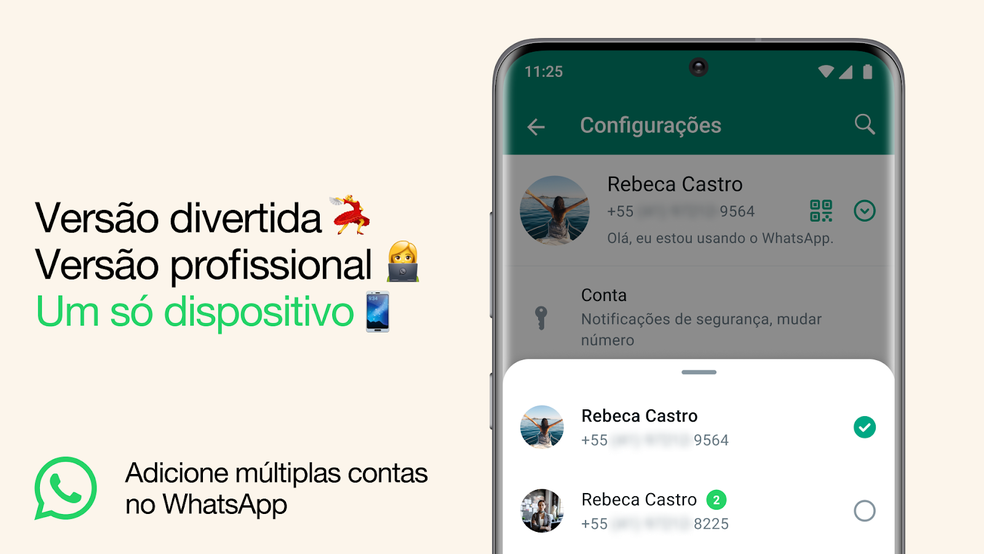 WhatsApp: App permite usar duas contas no mesmo celular; veja como