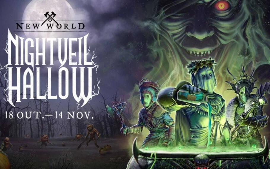 Amazon Games anuncia o retorno de Halloween Relíquia do Véu Noturno em New World