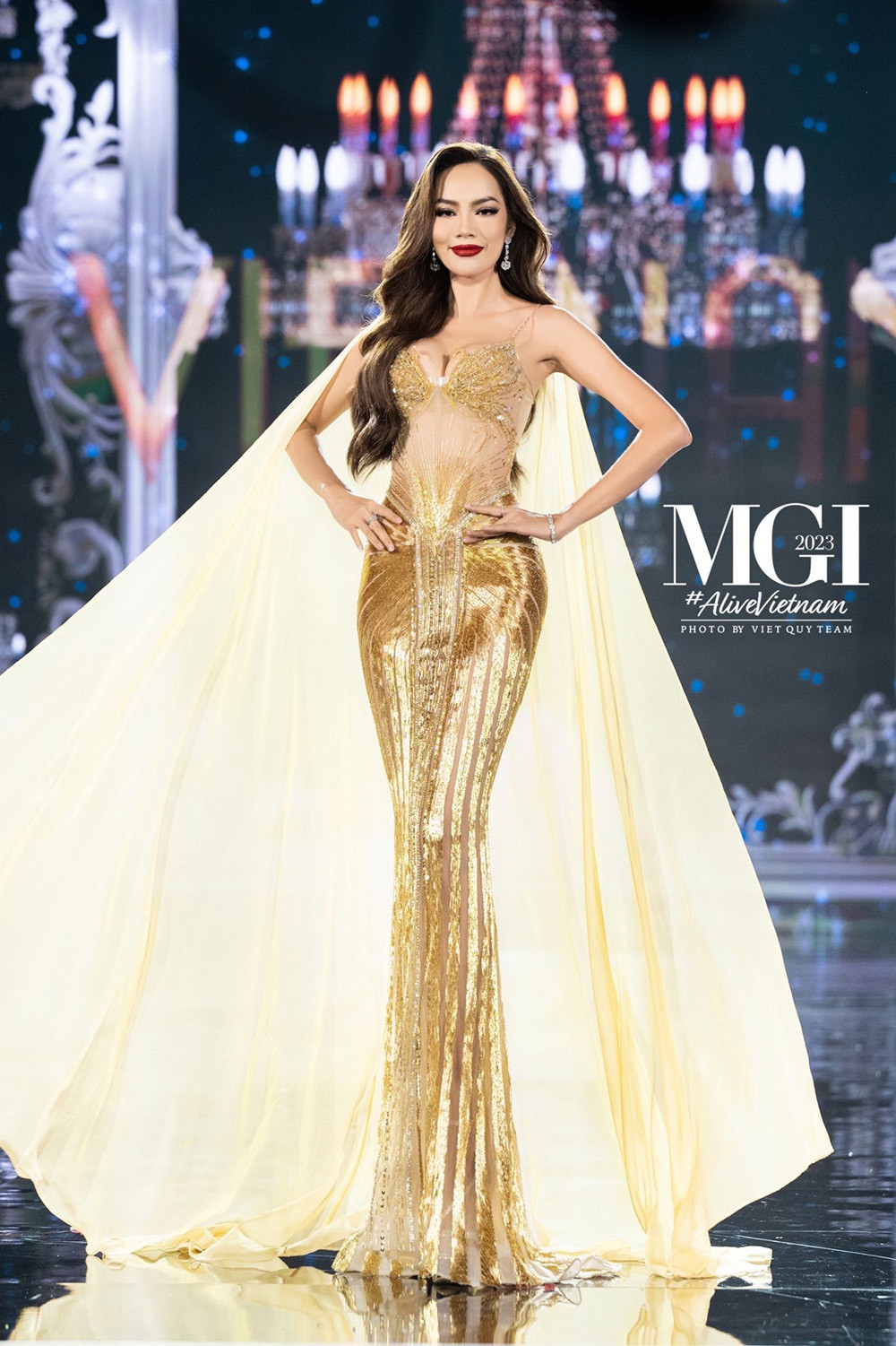 Bán kết Miss Grand 2023: HH Thái Lan lỗi trang phục, Hoàng Phương chưa nổi bật