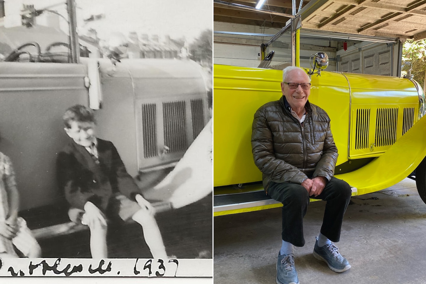 He found his dad’s 1930s car at an auction — and got it working again