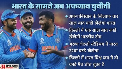 IND vs AFG Records: दिल्ली में चौथी बार विश्व कप का मैच खेलेगा भारत, घरेलू मैदान पर अफगानिस्तान से पहला वनडे