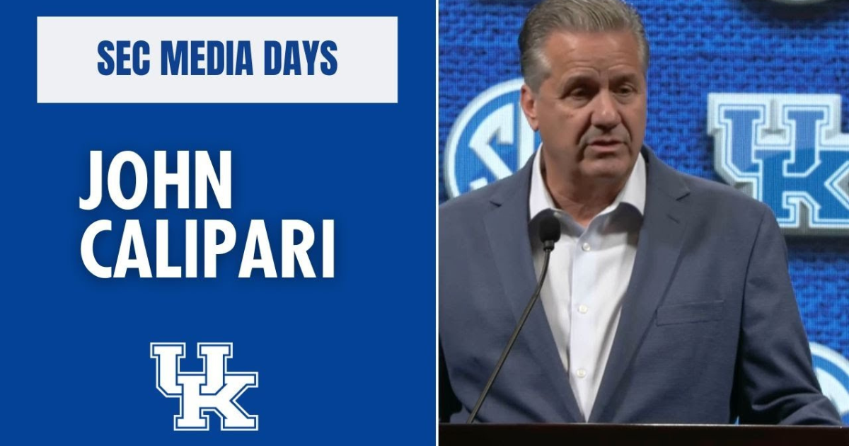 WATCH: John Calipari at SEC Basketball Media Day