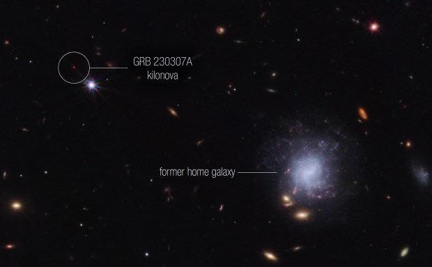 JWST captures immense, rare explosion