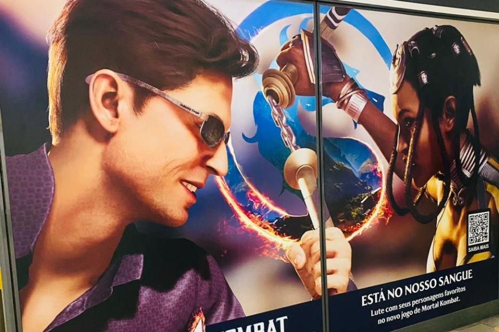Warner Bros. Games ativa ‘Mortal Kombat 1’ nos metrôs de São Paulo