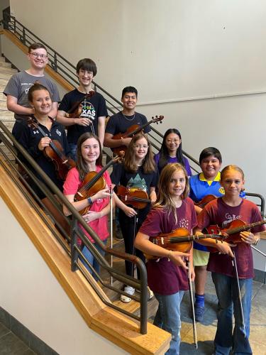 SFA Music Preparatory Division students qualify for regional orchestras
