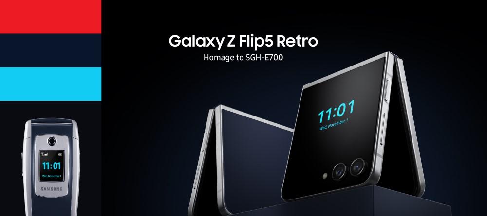 เปิดตัว “Galaxy Z Flip5 Retro” มือถือสไตล์เรโทร ฉลองความก้าวหน้า 20 ปี Samsung