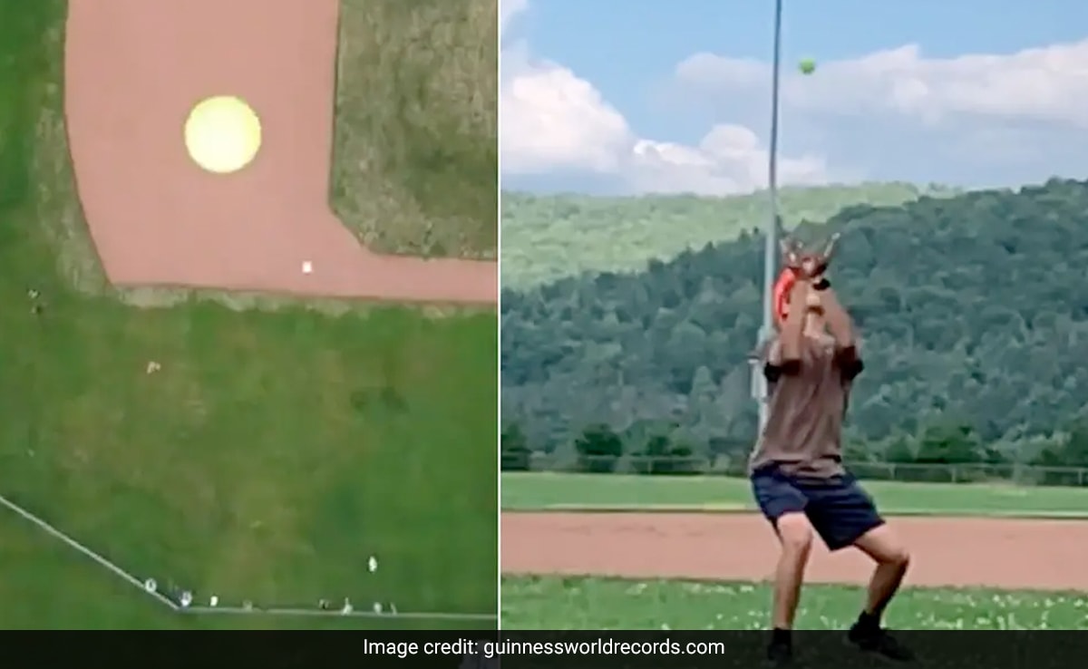 Watch: Teen Breaks Guinness World Record By Catching Tennis Ball Dropped From 469.5 Feet