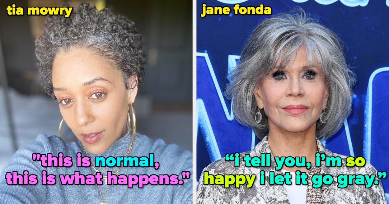 11 Famous People Opened Up About The Choice To Let Their Hair Go Gray