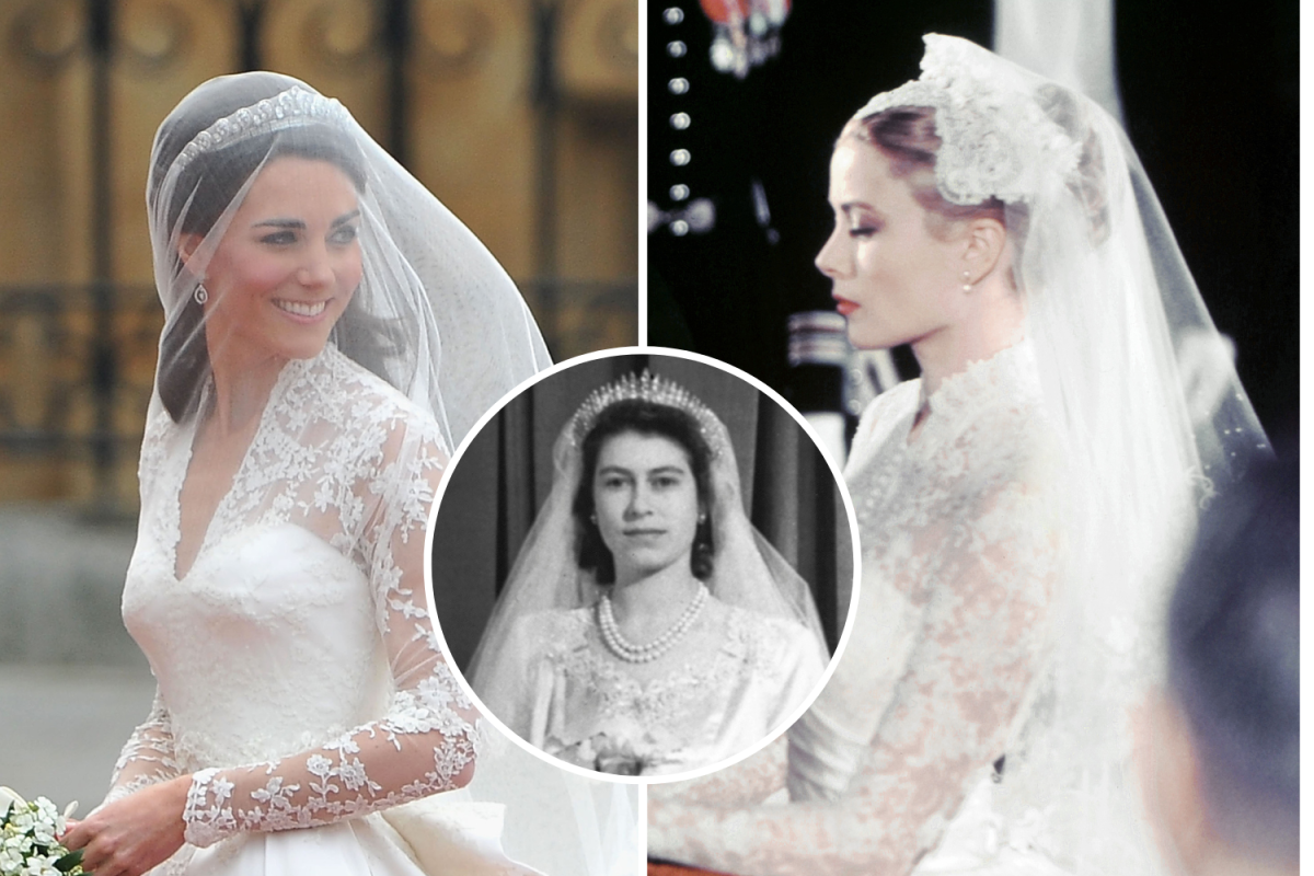 Six royal wedding dresses that made fashion history: Grace Kelly to Kate